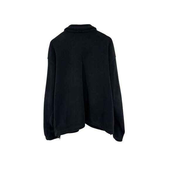 Columbia Black Full-Zip Fleece Jacket Warm Outerwear Men's Size XL - Picture 5 of 9